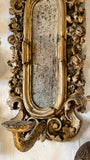 19th Century Italian Gilt And Hand-carved Candleholder With Mirror