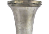Neoclassical Pressed & Plated Metal Vase - FREE SHIPPING