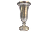 Neoclassical Pressed & Plated Metal Vase - FREE SHIPPING