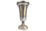 Neoclassical Pressed & Plated Metal Vase - FREE SHIPPING