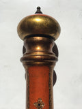 Florentine Painted and Parcel-gilt Pepper Mill   *FREE SHIPPING*