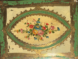 1940s Filigree Florentine Hand-painted Box
