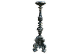18th Century Italian Hand-carved Candlestick - FREE SHIPPING