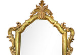 1940s Italian Carved Parcel-gilt Mirror