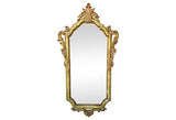1940s Italian Carved Parcel-gilt Mirror