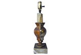 1940s Italian Gilt & Carved Wood Urn Table Lamp - FREE SHIPPING