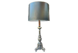 1940s Italian Parcel-Gilt Carved Wood Lamp - FREE SHIPPING