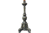 1940s Italian Parcel-Gilt Carved Wood Lamp - FREE SHIPPING