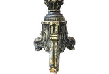 1940s Italian Parcel-Gilt Carved Wood Lamp - FREE SHIPPING