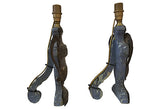 19th-Century French Carved Urn Lamps, Pair