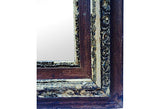 Carved and Painted Framed Mirror - FREE SHIPPING