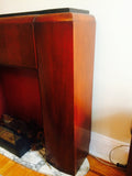 Prohibition Era Fireplace Mantel with Secret Dry Bar Compartment
