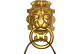 Italian Gilt Lion Candle Sconces, Pair - FREE SHIPPING