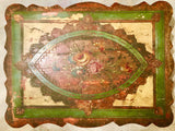 Scalloped Hand-painted Roses Box - FREE SHIPPING