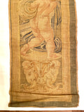 19th-C Italian Hand-Painted Tapestry
