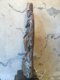 17th-Century Italian Carved Wood Pope Statue - FREE SHIPPING
