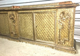 18th-Century Italian Painted & Silver Gilt Bookcase