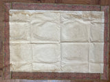 19th-C Florentine Jus d’Herbe Sur Toile Tapestry w/ Embroidered Frame