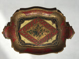 Three Painted and Parcel-gilt Small Florentine Trays   *FREE SHIPPING*