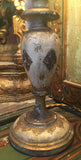 1940s Italian Florentine Painted and Parcel-gilt Table Lamp - FREE SHIPPING