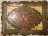 Scalloped Hand-painted Roses Box - FREE SHIPPING