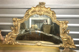 Late 19th-C Italian Carved and Gilt Buffer Mirror