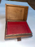 1940s Italian Deco Inlaid Wooden Box - FREE SHIPPING