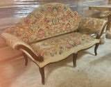18th-C Needlepoint Tapestry Italian “Summer Sofa”