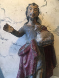 18th-Century Italian Jesus with Lamb Figurine - FREE SHIPPING