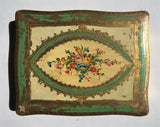 1940s Filigree Florentine Hand-painted Box