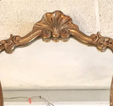 1940s Italian Gilt and Carved Wood Mirror