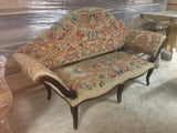 18th-C Needlepoint Tapestry Italian “Summer Sofa”