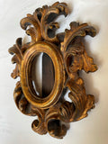 19th-C Italian Baroque Hand-carved Gilt Frame