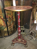 Italian Painted and Parcel Gilt Prince of Wales Side Table