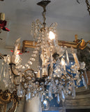 Italian Crystal and Glass Chandelier
