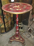 Italian Painted and Parcel Gilt Prince of Wales Side Table