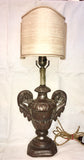 18th-Century Italian Carved & Silver-gilt Wood Fragment Lamps