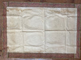 19th-C Florentine Jus d’Herbe Sur Toile Tapestry w/ Embroidered Frame