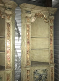19th-Century Italian Parcel-Gilt Corner Cabinets