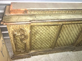 18th-Century Italian Painted & Silver Gilt Bookcase