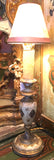 1940s Italian Florentine Painted and Parcel-gilt Table Lamp - FREE SHIPPING