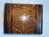 1940s Italian Deco Inlaid Wooden Box - FREE SHIPPING