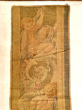 19th-C Italian Hand-Painted Tapestry