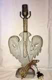 18th-Century Italian Carved & Silver-gilt Wood Fragment Lamps