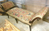 18th-C Needlepoint Tapestry Italian “Summer Sofa”