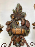 Italian Hand-carved & Painted Sconce