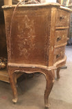 1940s Italian Florentine 3-drawer Parcel-gilt Chest