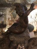 19th-Century Italian Carved Wood Putto
