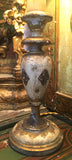 1940s Italian Florentine Painted and Parcel-gilt Table Lamp - FREE SHIPPING