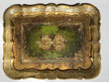 Three Painted and Parcel-gilt Small Florentine Trays   *FREE SHIPPING*